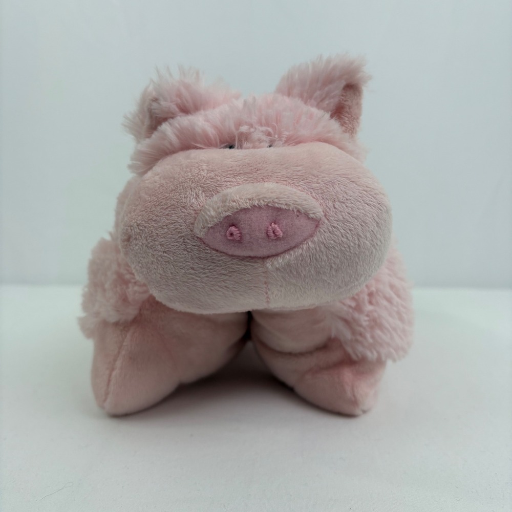 Pillow Pets Pee Wee Pink Wiggly Pig‎ Plush Stuffed Animal Toy 11 inch 2010